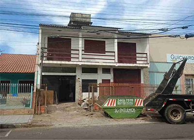 Aluguel caçamba entulho Gravataí